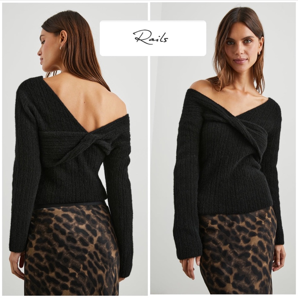 RAILS ~ FLORENCE SWEATER TOP in Flame
